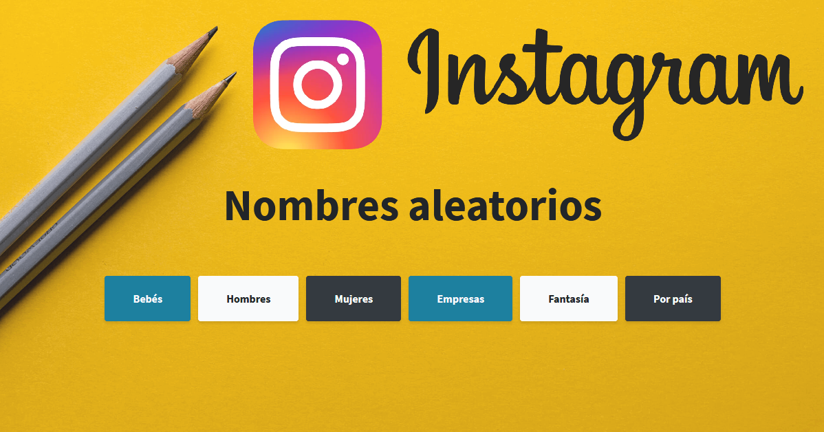 120 Nombres para Instagram Creativos y Originales - Guías Digitales